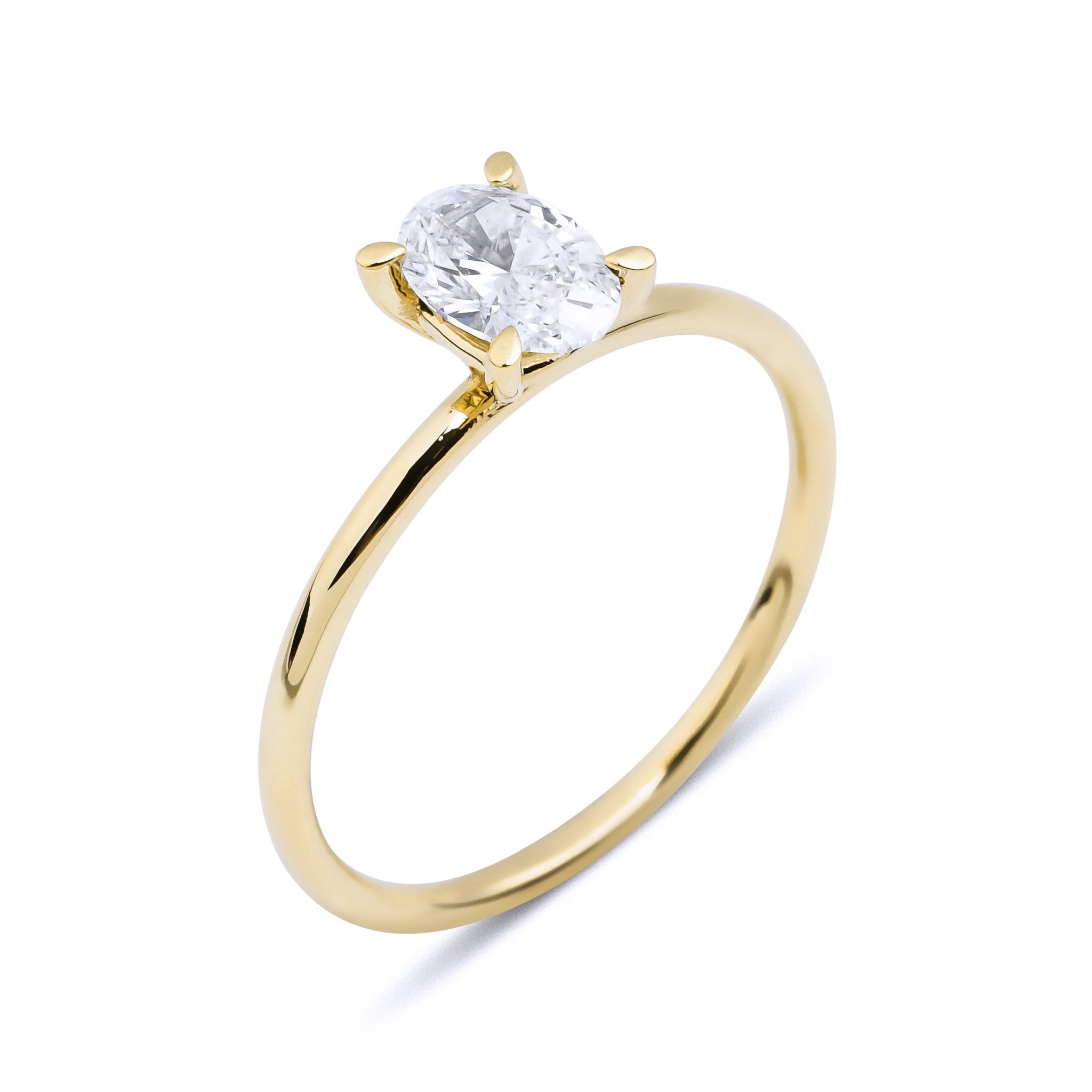 0.50 Karat Oval Kesim HRD Sertifikalı Pırlanta Tektaş Yüzük - RNF0018 | Ronaff Pırlanta | Tektaş Yüzük, Pırlanta Yüzük, Kolye, Küpe