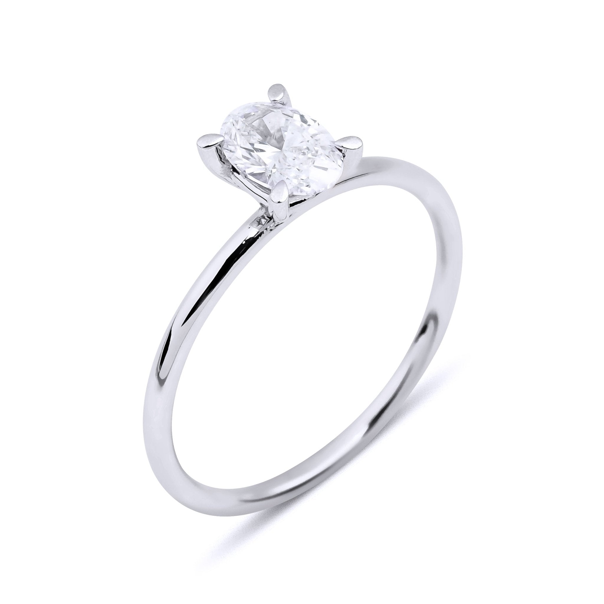 0.50 Karat Oval Kesim HRD Sertifikalı Pırlanta Tektaş Yüzük - RNF0018 | Ronaff Pırlanta | Tektaş Yüzük, Pırlanta Yüzük, Kolye, Küpe