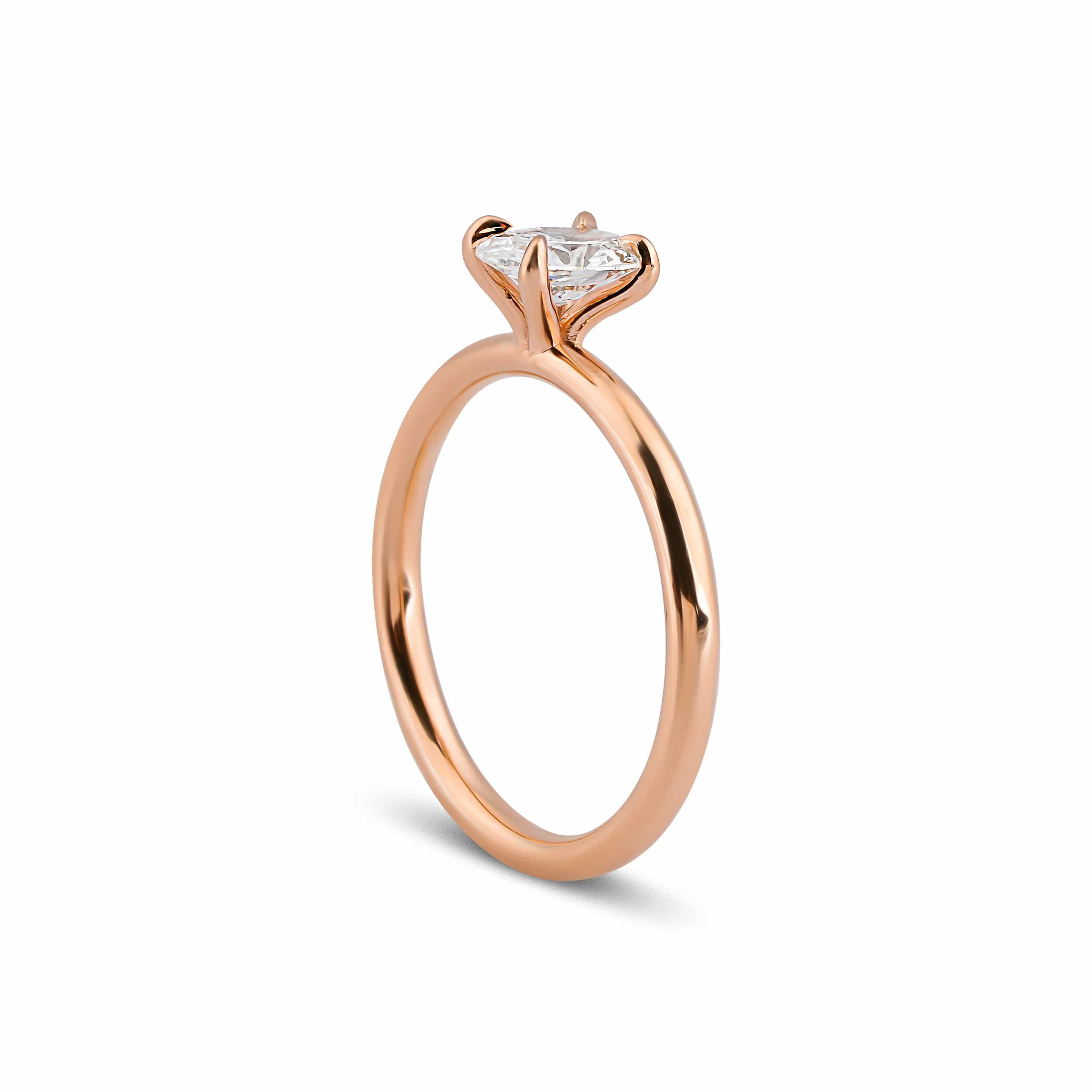 0.50 Karat Oval Kesim HRD Sertifikalı Tektaş Pırlanta Yüzük - RNF0660 | Ronaff Pırlanta | Tektaş Yüzük, Pırlanta Yüzük, Kolye, Küpe