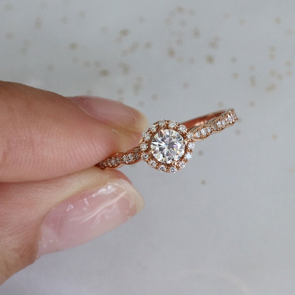 0.54 Karat Tılsım Tektaş GIA/HRD Sertifikalı Pırlanta Tektaş Vintage Yüzük - RNF0320 | Ronaff Pırlanta | Tektaş Yüzük, Pırlanta Yüzük, Kolye, Küpe