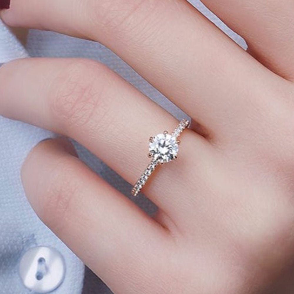 0.70 Karat & 0.20 Karat Yuvarlak Kesim GIA/HRDSertifikalı Tektaş Pırlanta Yüzük - RNF0530 | Ronaff Pırlanta | Tektaş Yüzük, Pırlanta Yüzük, Kolye, Küpe