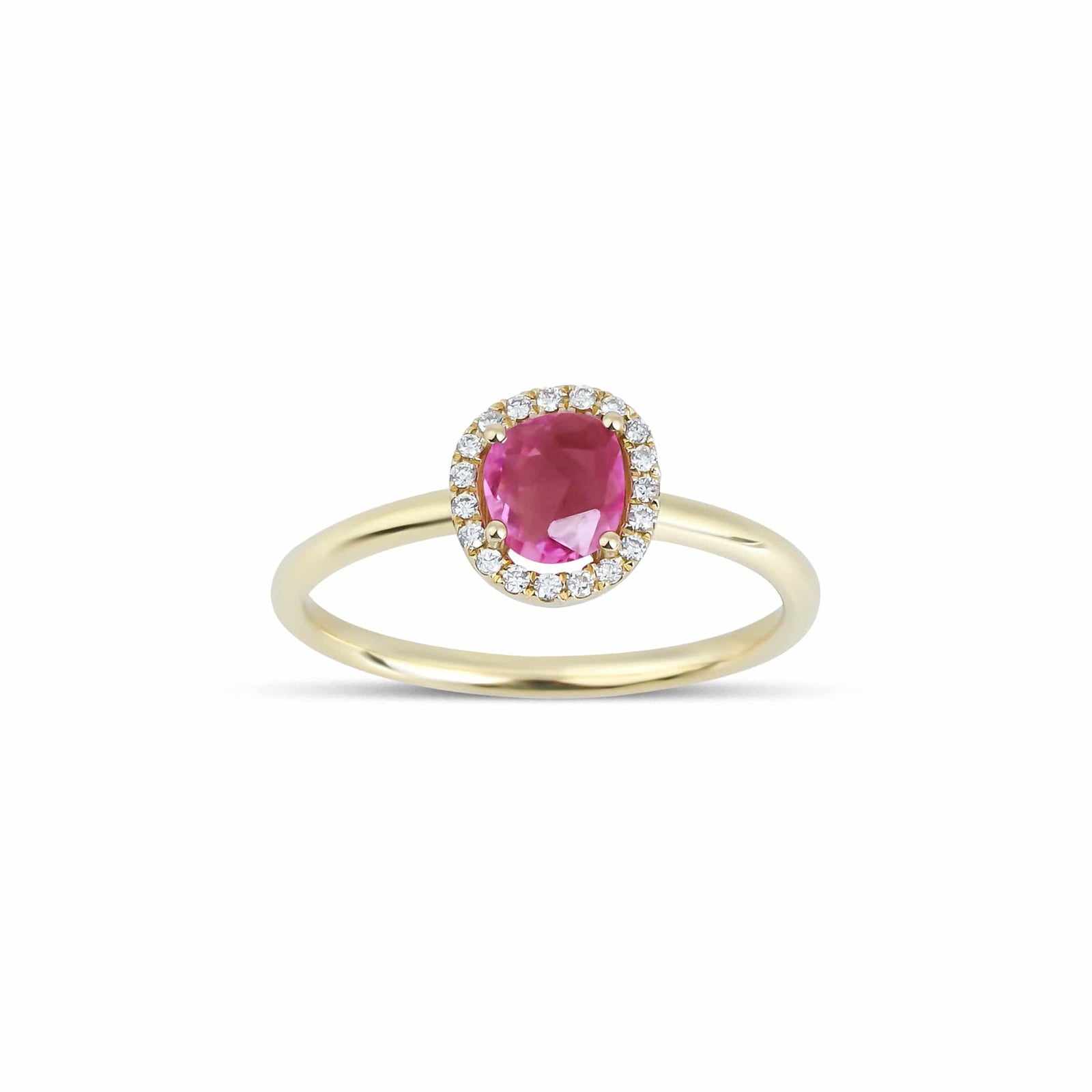 0.74 Karat Pembe Safir Pırlantalı Tasarım Yüzük - RNF0434 | Ronaff Pırlanta | Tektaş Yüzük, Pırlanta Yüzük, Kolye, Küpe