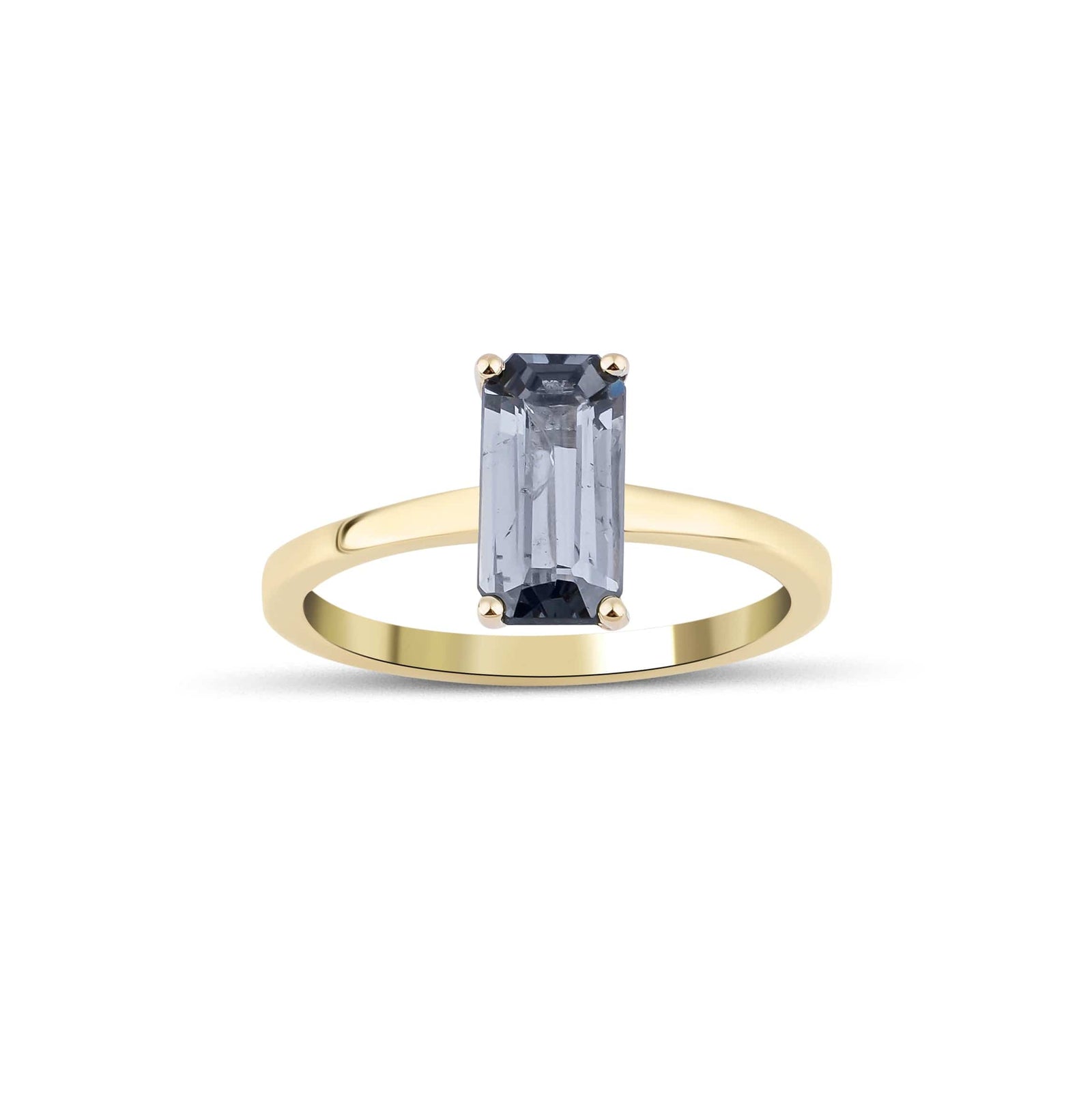 0.80 Karat Baget Kesim Spinel Tektaş Yüzük - RNF0637 | Ronaff Pırlanta | Tektaş Yüzük, Pırlanta Yüzük, Kolye, Küpe