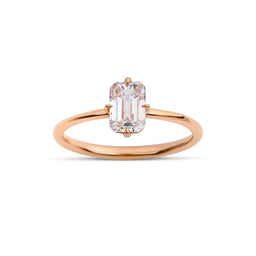 0.80 Karat Elegante GIA/HRD Sertifikalı Emerald Kesim Tektaş Pırlanta Yüzük - RNF0560 | Ronaff Pırlanta | Tektaş Yüzük, Pırlanta Yüzük, Kolye, Küpe