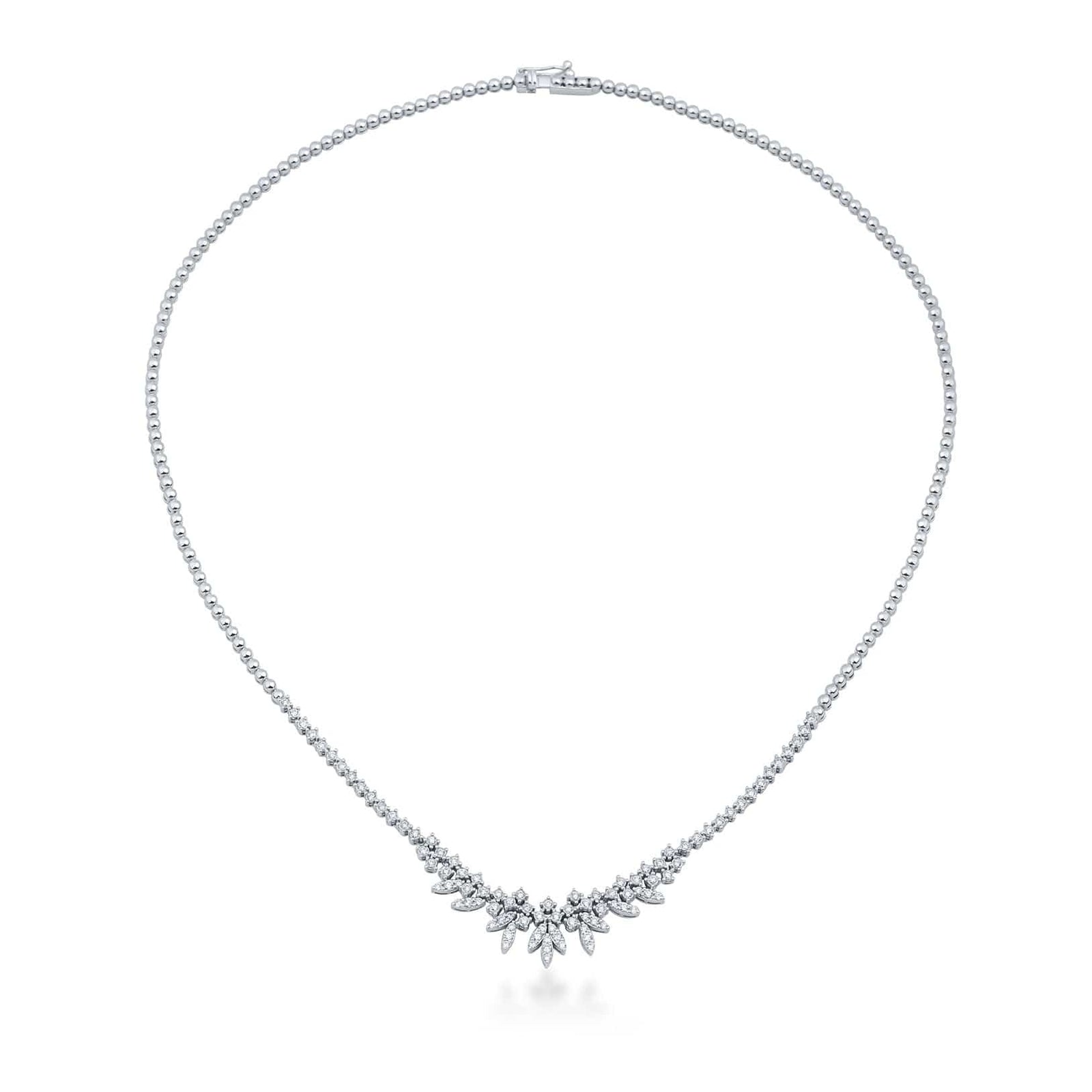 1.00 Karat Pırlanta Gerdanlık - RNF0326 | Ronaff Pırlanta | Tektaş Yüzük, Pırlanta Yüzük, Kolye, Küpe