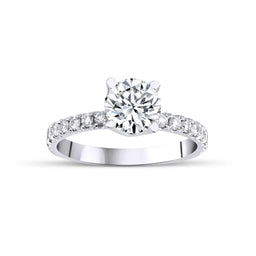 0.80 Karat & 0.35 Karat Yuvarlak Kesim HRD Sertifikalı Pırlanta Tektaş Yüzük - RNF0129 | Ronaff Pırlanta | Tektaş Yüzük, Pırlanta Yüzük, Kolye, Küpe
