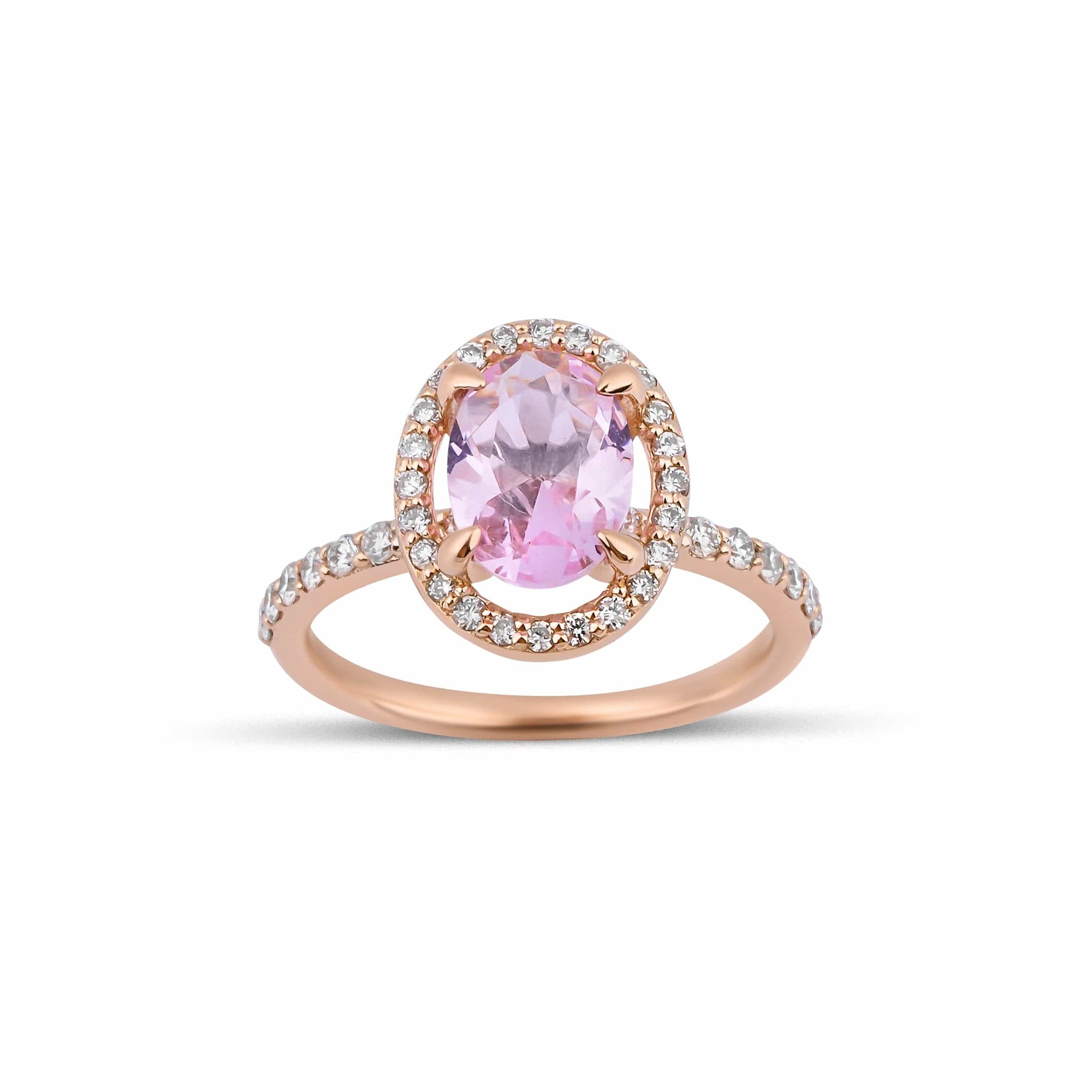 1.90 Karat Morganit Pırlantalı Yüzük - RNF0644 | Ronaff Pırlanta | Tektaş Yüzük, Pırlanta Yüzük, Kolye, Küpe