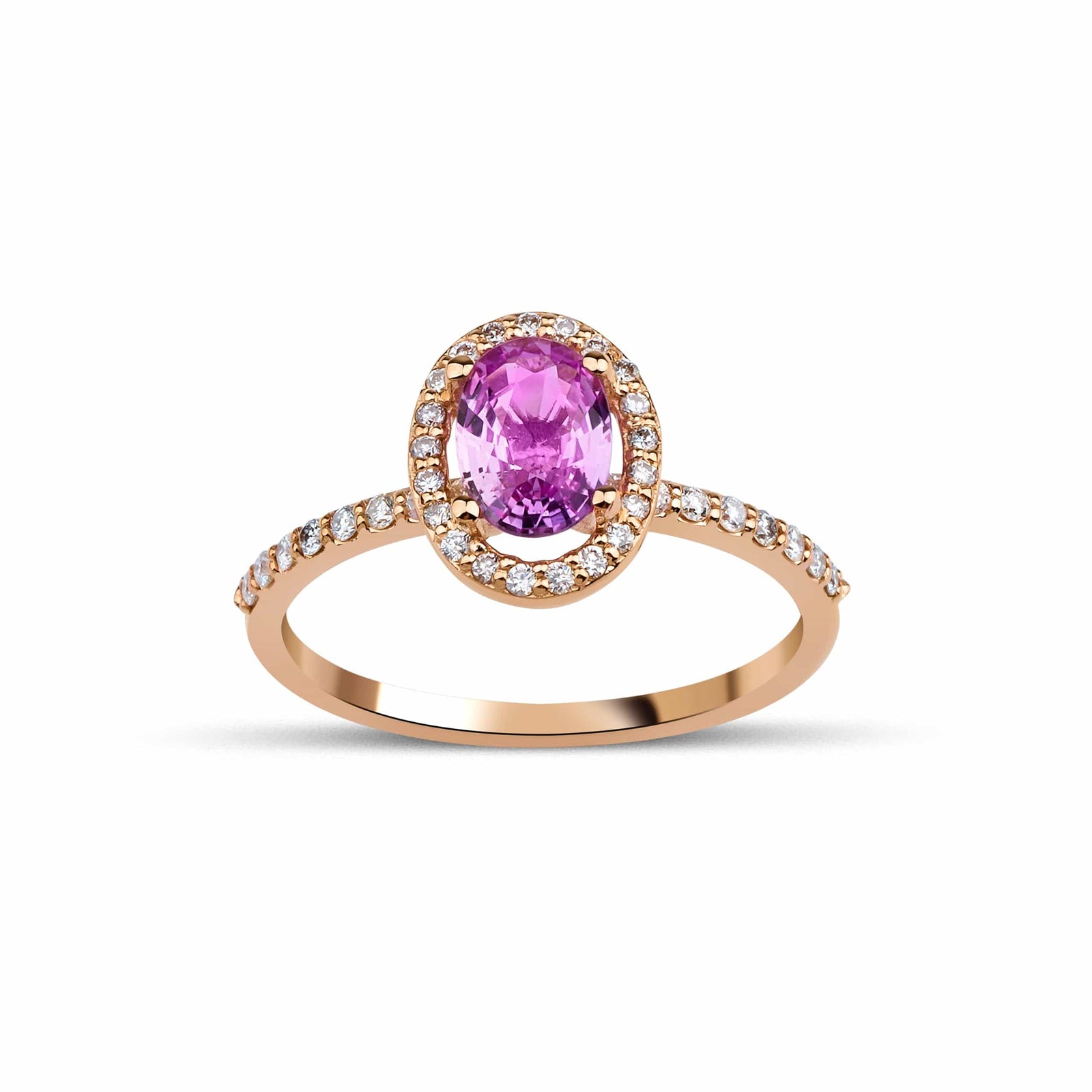 1.96 Karat Pembe Safir Pırlantalı Yüzük - RNF0585 | Ronaff Pırlanta | Tektaş Yüzük, Pırlanta Yüzük, Kolye, Küpe