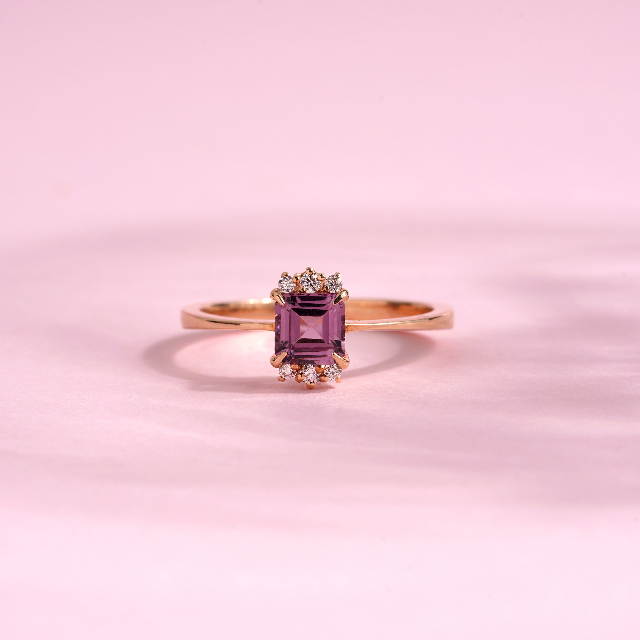 0.80 Karat Prenses Spinel Kesim Pırlantalı Tasarım Yüzük - RNF0250 | Ronaff Pırlanta | Tektaş Yüzük, Pırlanta Yüzük, Kolye, Küpe