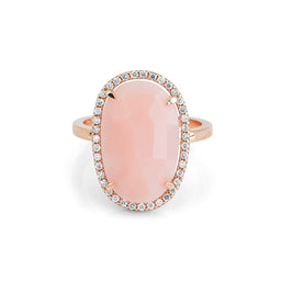 5.11 Karat Pembe Opal Pırlanta Yüzük - RNF0163 | Ronaff Pırlanta | Tektaş Yüzük, Pırlanta Yüzük, Kolye, Küpe