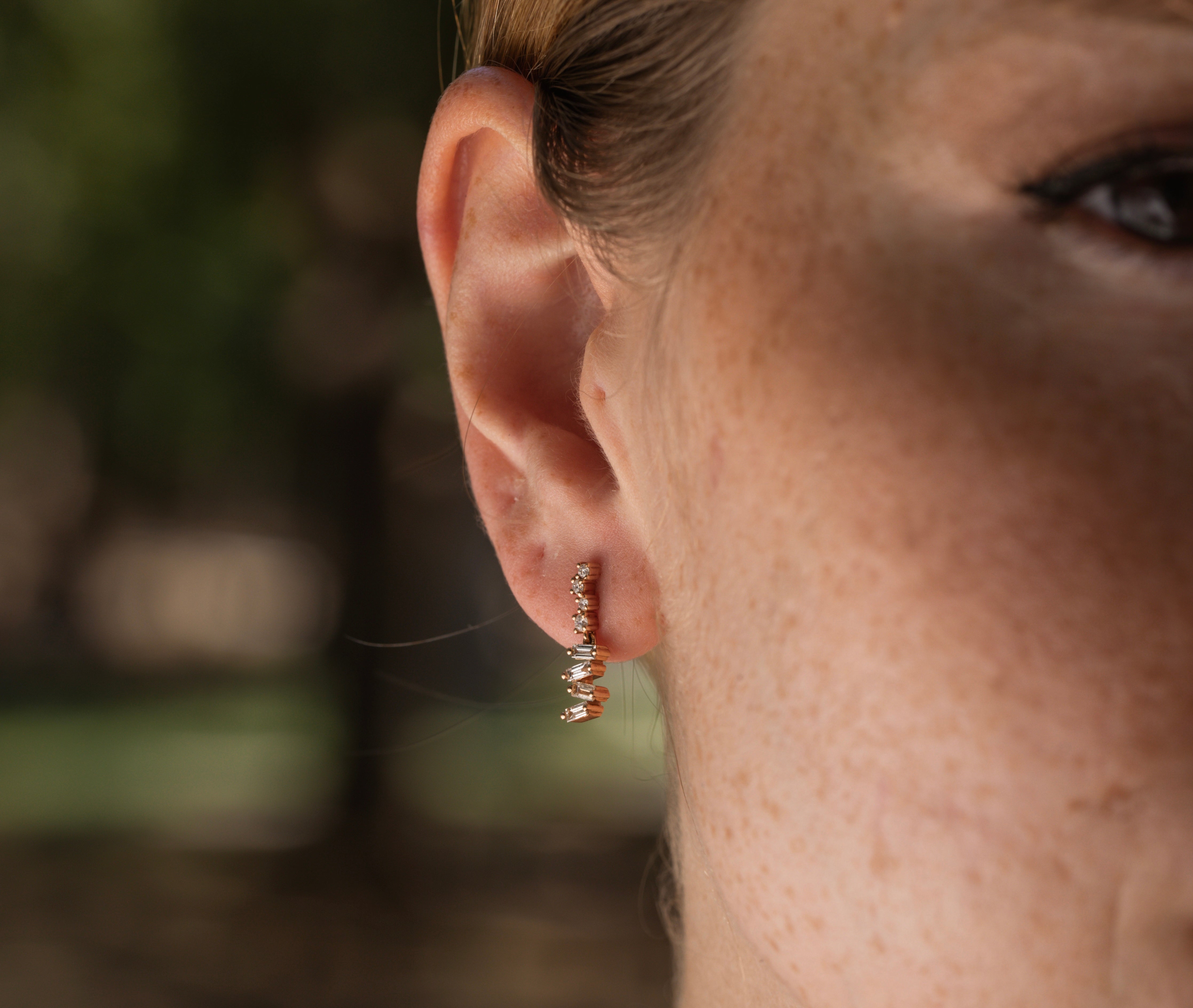 0.48 Karat Baget Pırlantalı Özel Tasarım Küpe - RNF0680 | Ronaff Pırlanta | Tektaş Yüzük, Pırlanta Yüzük, Kolye, Küpe