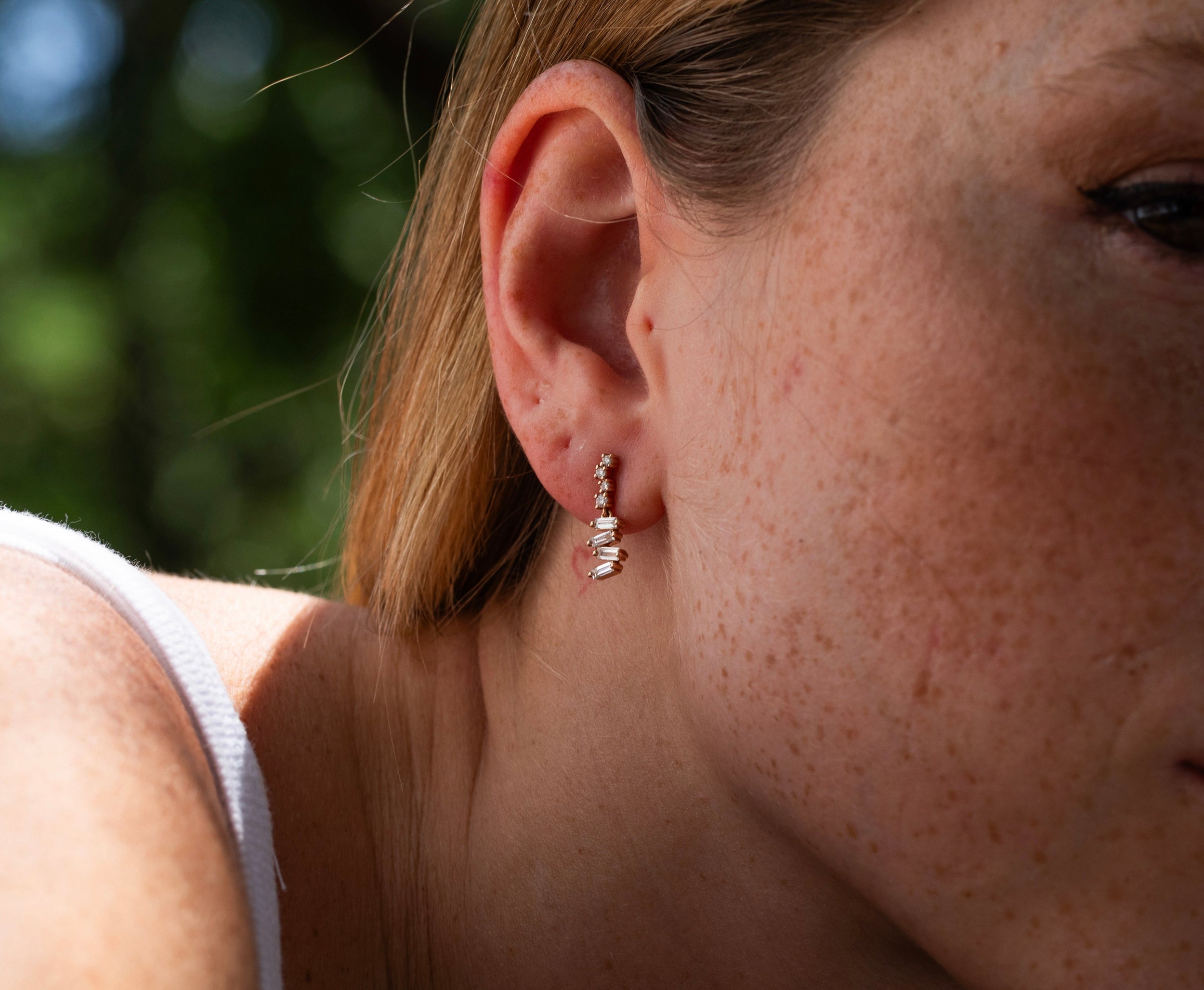 0.48 Karat Baget Pırlantalı Özel Tasarım Küpe - RNF0680 | Ronaff Pırlanta | Tektaş Yüzük, Pırlanta Yüzük, Kolye, Küpe