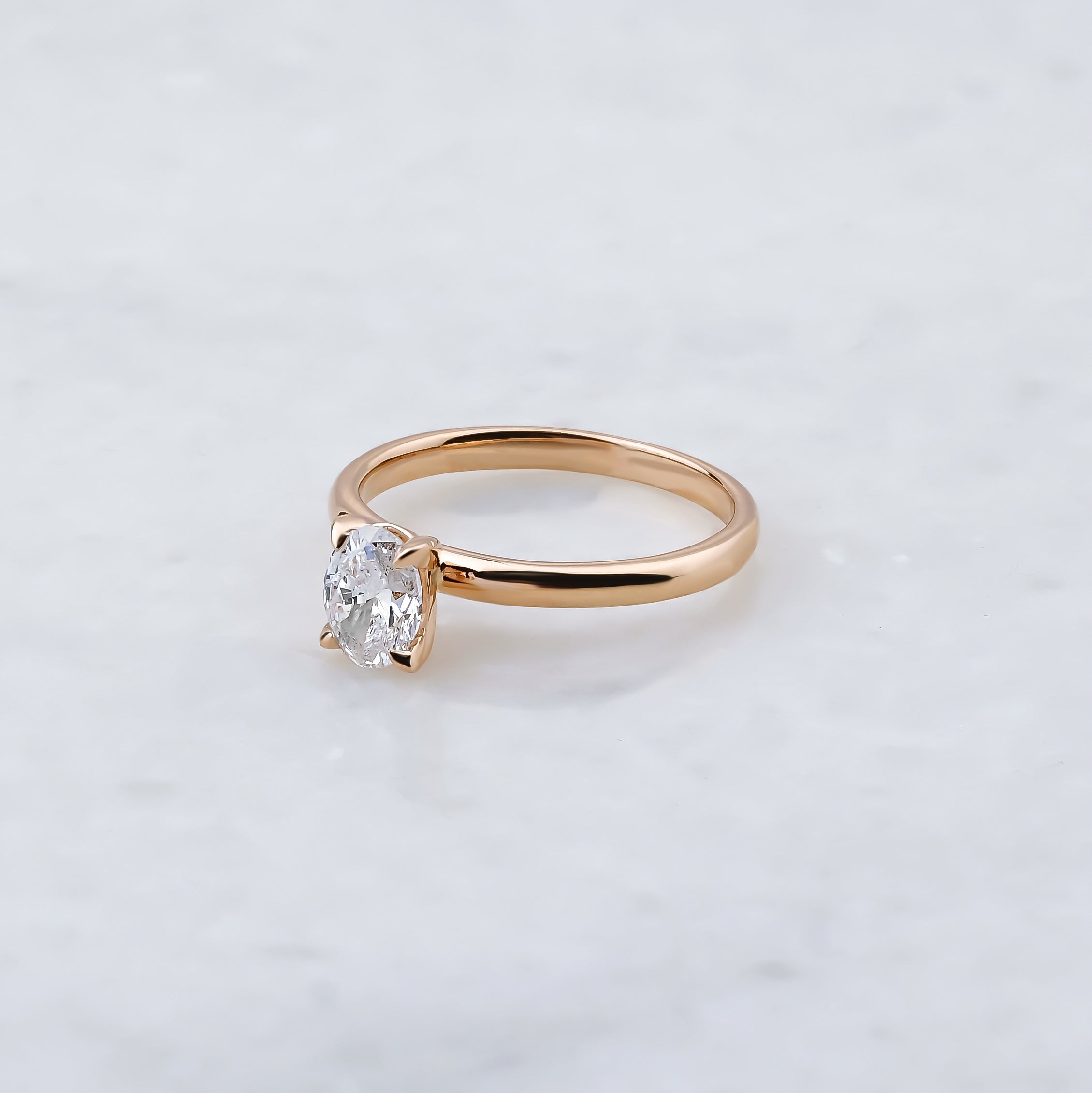 0.65 Karat Oval Kesim HRD Sertifikalı Tektaş Pırlanta Yüzük - RNF0841 | Ronaff Pırlanta | Tektaş Yüzük, Pırlanta Yüzük, Kolye, Küpe