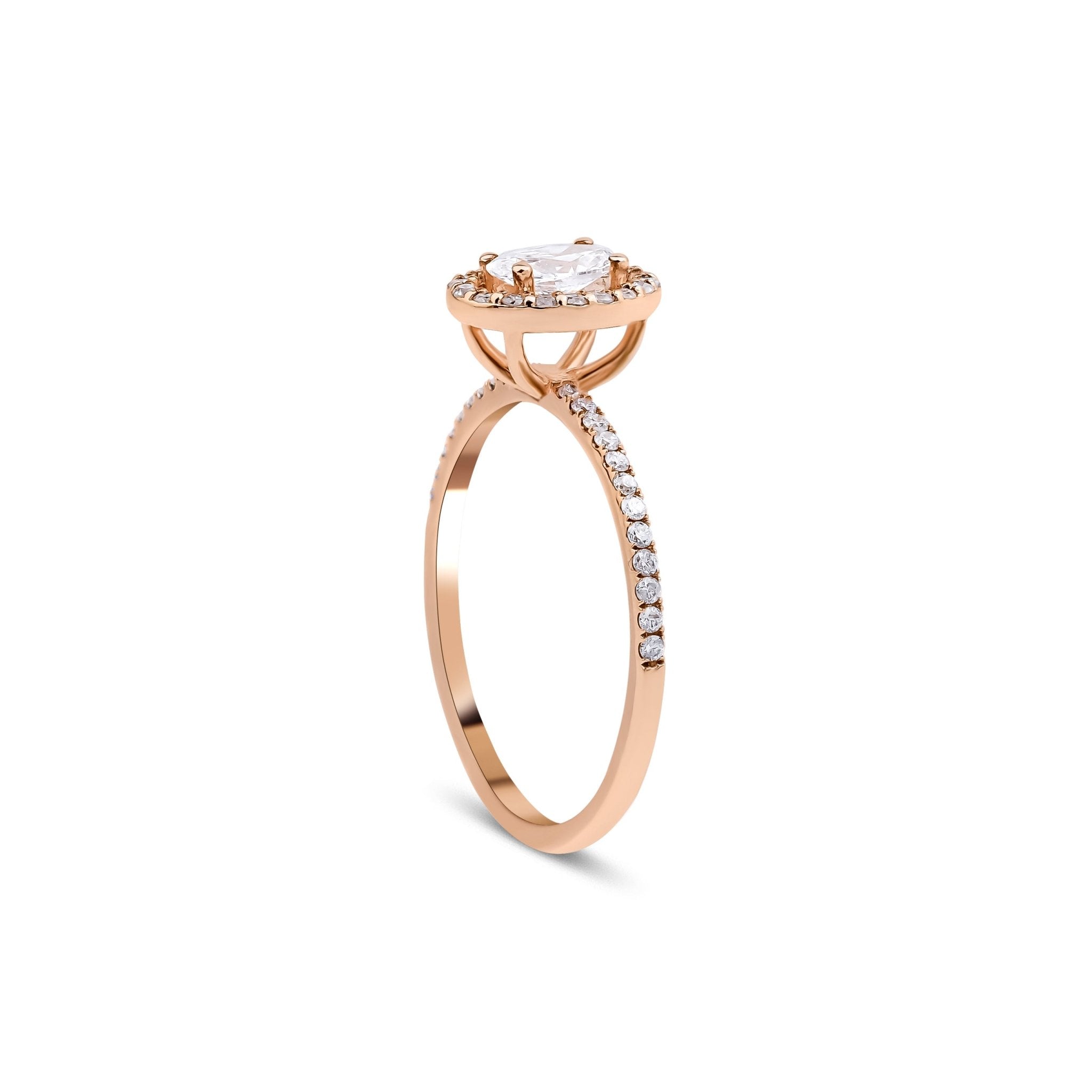 0.40 Karat Oval Merkez & 0.16 Karat Kenar Pırlanta Teklif Yüzüğü - RNF0847 | Ronaff Pırlanta | Tektaş Yüzük, Pırlanta Yüzük, Kolye, Küpe