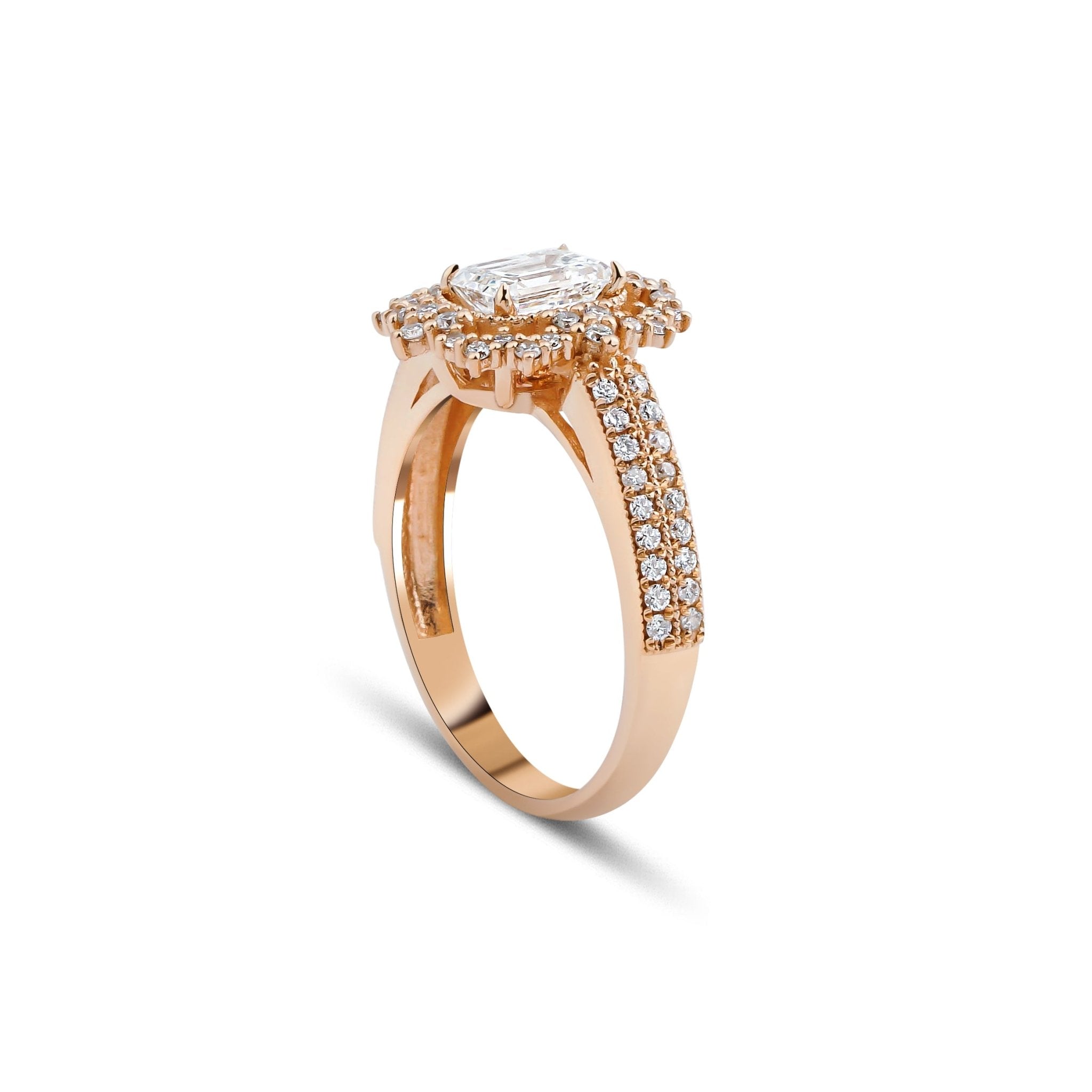 0.80 Karat Pırlanta Queen Yüzük - RNF0900 | Ronaff Pırlanta | Tektaş Yüzük, Pırlanta Yüzük, Kolye, Küpe