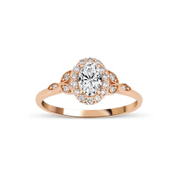 0.58 Karat Oval Kesim HRD Sertifikalı Vintage Pırlanta Yüzük - RNF0670 | Ronaff Pırlanta | Tektaş Yüzük, Pırlanta Yüzük, Kolye, Küpe