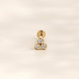 Pırlantalı Piercing - RNF1315 | Ronaff Pırlanta | Tektaş Yüzük, Pırlanta Yüzük, Kolye, Küpe