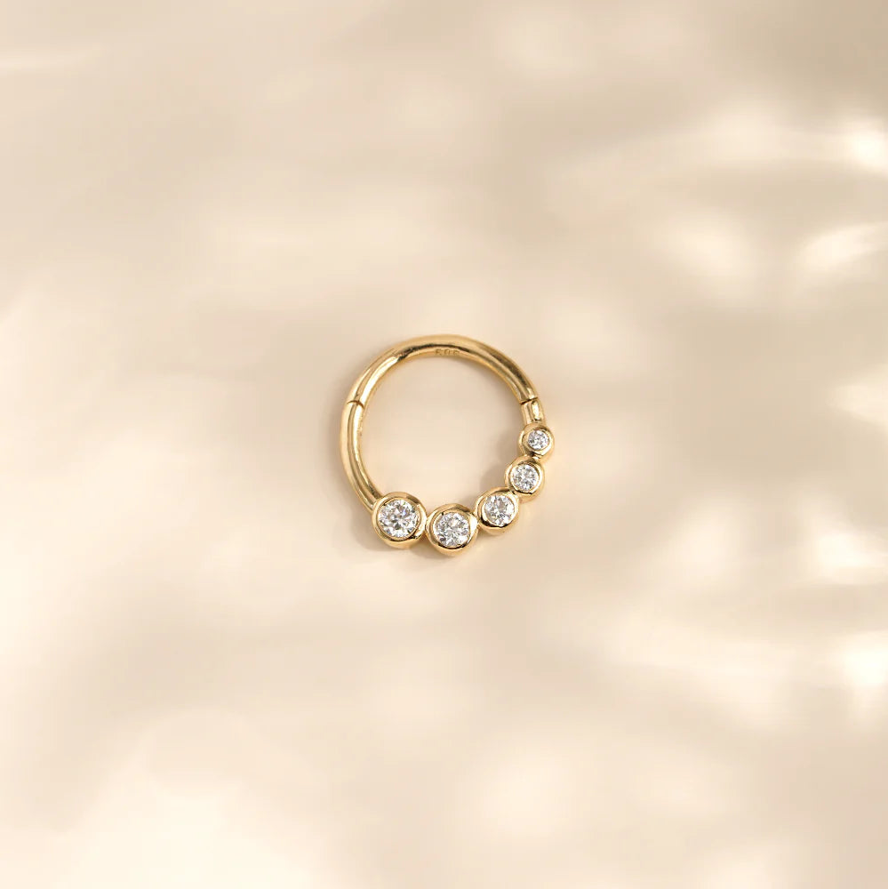 Pırlantalı Piercing - RNF1285 | Ronaff Pırlanta | Tektaş Yüzük, Pırlanta Yüzük, Kolye, Küpe