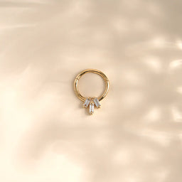 Pırlantalı Piercing - RNF1289 | Ronaff Pırlanta | Tektaş Yüzük, Pırlanta Yüzük, Kolye, Küpe