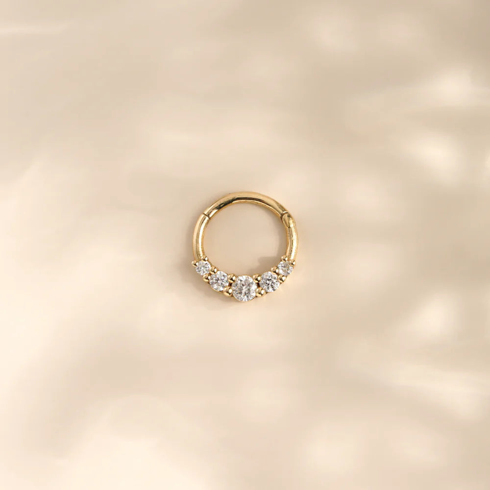 Pırlantalı Piercing - RNF1296 | Ronaff Pırlanta | Tektaş Yüzük, Pırlanta Yüzük, Kolye, Küpe
