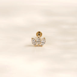 Pırlantalı Piercing - RNF1293 | Ronaff Pırlanta | Tektaş Yüzük, Pırlanta Yüzük, Kolye, Küpe
